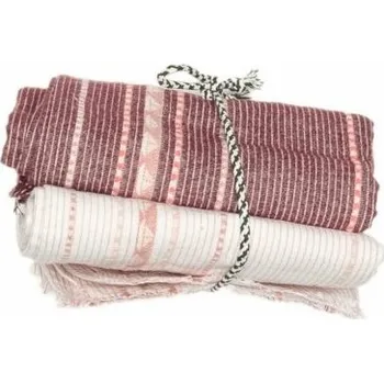 David Fussenegger Nizza Kids osuška Boats 2 ks 90 x 150 cm - Red/Rose