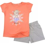 Frozen (Ledové království) Letní PYŽAMO FROZEN, broskvovo - šedé Velikost: 98