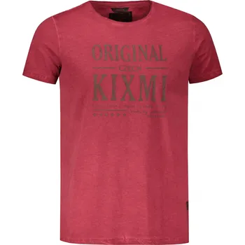 Pánské tričko Pánské triko KIXMI PELTON VÍNOVÁ S