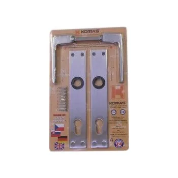 Dveřní kování klika se štítem 26102 90/vložka Al blistr