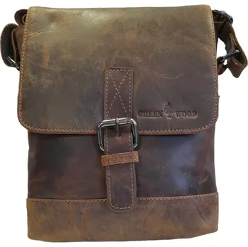 Green Wood pánská taška z pravé kůže 196643 Creta camel
