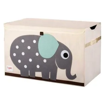 Úložný box 3 Sprouts truhla na hračky - Elephant Gray