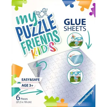 Příslušenství k puzzle Ravensburger My Puzzle Friends Kids lepicí fólie na 500 dílků
