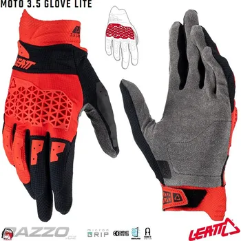 Moto rukavice Rukavice Leatt Moto 3.5 Lite Glove Red 2023 11 - XL