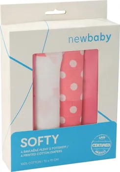Plena New Baby Softy s potiskem 70 x 70 cm 4 ks