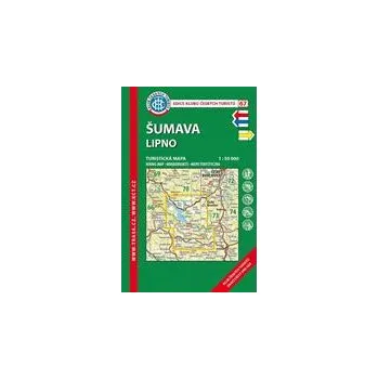 Skládaná mapa Šumava – Lipno - turistická (67) 58 x 90 cm