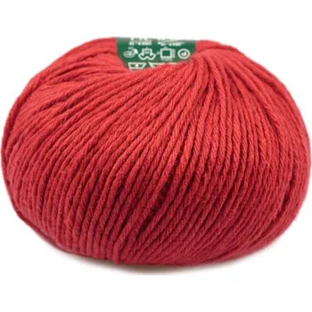 Příze Borgo de Pazzi Amore WS Super soft Cashmere 240 Červená 43 (Super soft Cashmere 240 Rosso 43)