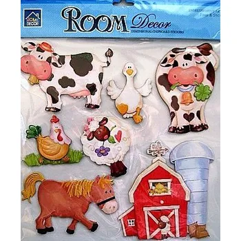 Samolepící dekorace Samolepící pok. dekorace z tvrdého papíru-FARMA 31 x 29 cm