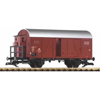 Modelová železnice Dvounápravový zavřený vůz s budkou DB G - Piko 37968 (Zahradní železnice)
