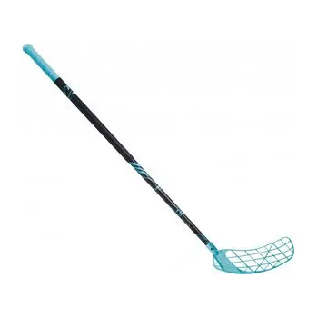 Florbalová hůl Accufli ACCUFLI AirTek Teal Florbalová hůl černá / modrá, Pravá (pravá ruka dole), 90cm (=100cm)