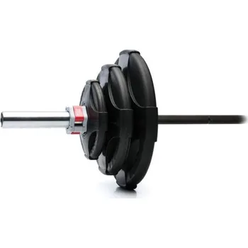 Escape Fitness Escape Fitness Nakládací činka s černými kotouči Escape