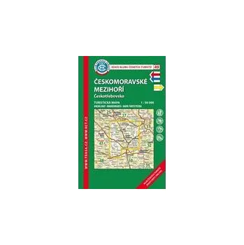 Skládaná mapa Českomoravské mezihoří – Českotřebovsko - turistická (49) 64 x 78 cm