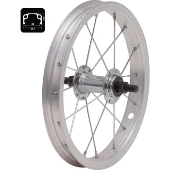 Zapletené kolo BRN 12" hliníkové kolo zadní