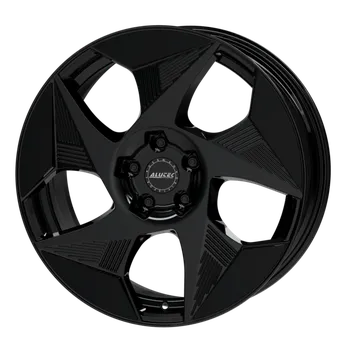 Disk Alu disk ALUTEC Solar 8.0x19, 5x108, 63.4, ET47,5 diamant-schwarz