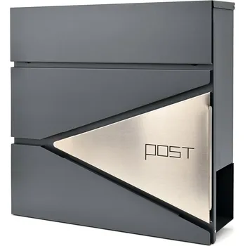 Poštovní schránka VERDA Poštovní schránka antracit/nerez SN 3693