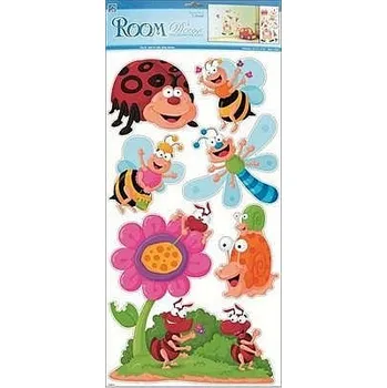 Samolepící dekorace Samolepky na zeď brouci, 69x32cm