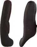 4Race Hliníkové rohy s gumou 12 cm černé