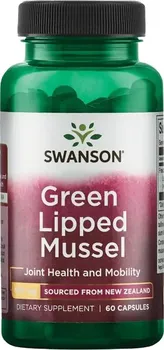 Přírodní produkt Swanson Green Lipped Mussel 500 mg 60 cps.