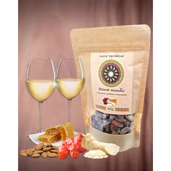 Pečené mandle s křenem, medem a umeoctem, 150 g