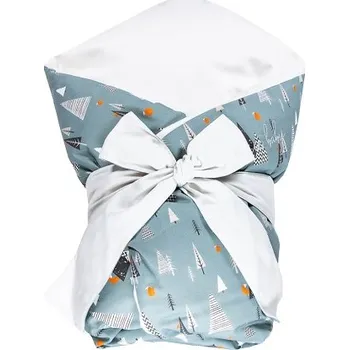 Zavinovačka ENIE BABY péřová zavinovačka SATINE 80x80cm Forest