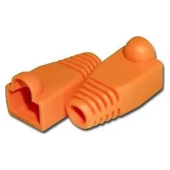 PremiumCord 25ks Krytek konektoru RJ45 - oranžová