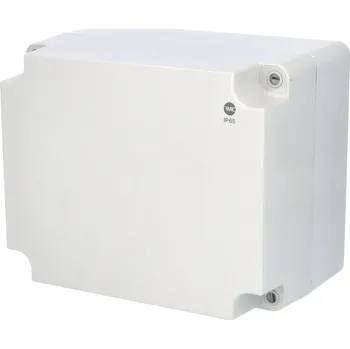 Elektroinstalační krabice Krabice SolidBOX 68210 IP65 270x220x168mm plné víko hladké boky FAMATEL 68210