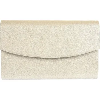 Kabelka Zlaté třpytivé pevné psaníčko 721