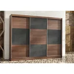 Šatní skříň CELESTINO 250 dub sterling/beton