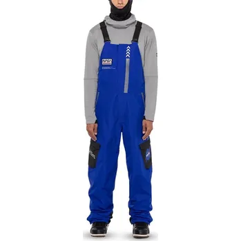 Snowboardové kalhoty 686 lacláče - Mns Exploration Bib Electric Blue Clrblk (BLU)