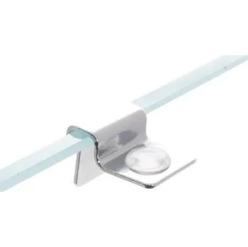 Úchyty krycích skel 4 ks na sklo 8 mm