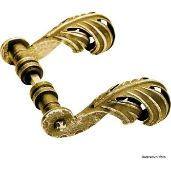 brána PSG Ozdobná kovaná klika 63.007 pro dveře, branku a bránu, 1 pár