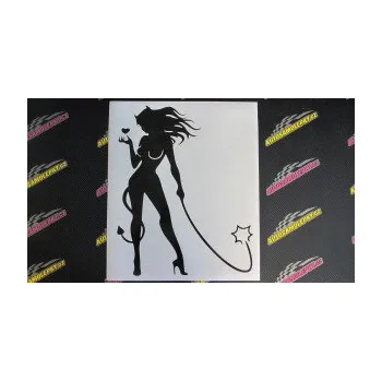 Polep vozidla Čertice 006 levá (12 - zelená) SAMOLEPKA NA AUTO, NÁLEPKA, FÓLIE, POLEP, TUNING, VLASTNÍ TEXT, TISK, AUTOSAMOLEPKY.cz, POLEPY, OBRÁZEK, LOGO, 3D STICKERS