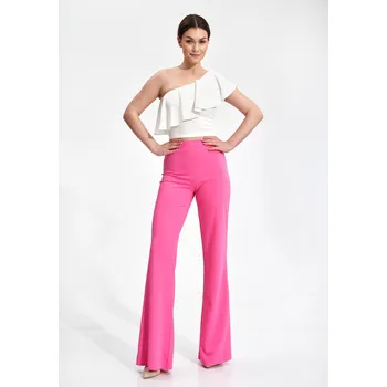 Dámské oblečení Dámské kalhoty M874 - Fígl růžová M