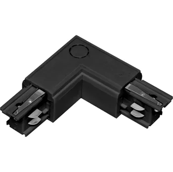 Svítidlo Ecolite L spojka na 3-fázové lišty, IN, černá TR-SPOJKA/L-3F/CR/L