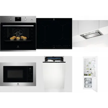 Set domácích spotřebičů ELECTROLUX KODGH70TX + ELECTROLUX EIV634 + ELECTROLUX LFG716X + ELECTROLUX EMS4253TEX + ELECTROLUX EEM23100L + ELECTROLUX ENT6TF18S