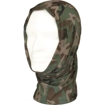 Šátek Šátek multifunkční WOODLAND (Armádní oblečení a doplňky - šátky na krk a hlavu, multifunční. Univerzální využití: pirátský šátek, gumka na sepnutí vlasů, nápotník na čelo či ruku.)