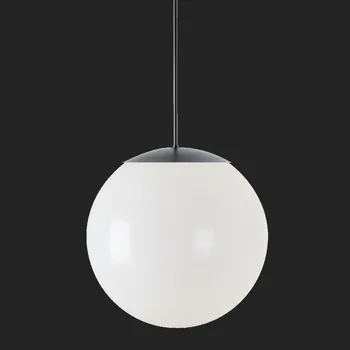 Průmyslové svítidlo OSMONT ISI72648 ISIS P4 PM HP závěsné plastové svítidlo černá / bílá IP40 4000 K 58W LED nouzové kombinované 3 h