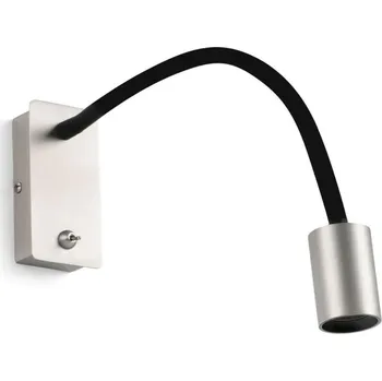 Nástěnné svítidlo FARO LESER nástěnná lampa na čtení, nikl