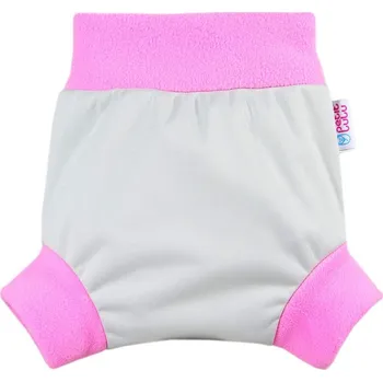 Přebalování Petit Lulu natahovací Pull-up svrchní kalhotky - Šedé (Růžové) L