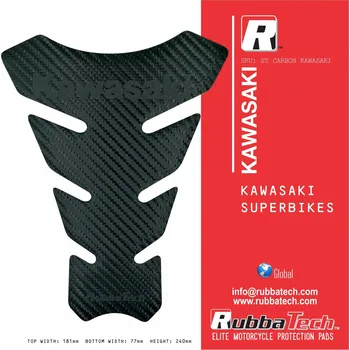 Polep vozidla Rubbatech Tankpad ST Carbon Kawasaki Superbikes