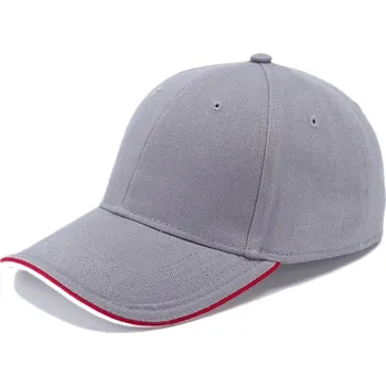 Kšiltovka Kšiltovka COFEE PIPING, barva šedá - červená - bílá