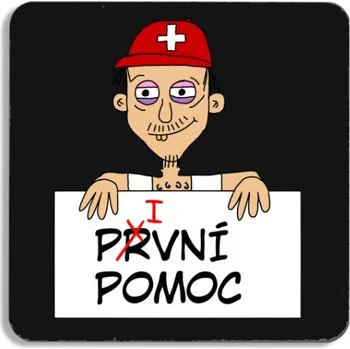 Podtácek Podtácek s potiskem Podtácek první pomoc