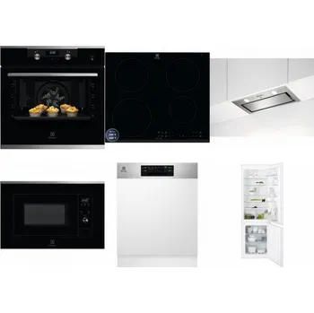 Set domácích spotřebičů ELECTROLUX KODEH70X + ELECTROLUX LIR60433B + ELECTROLUX LFG716X + ELECTROLUX LMS2203EMX + ELECTROLUX EEM48300IX + ELECTROLUX ENT6TF18S