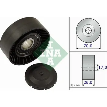 Napínací kladka, žebrovaný klínový řemen Schaeffler INA 531 0891 10