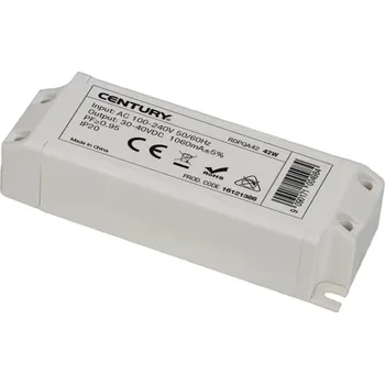 Příslušenství pro svítidlo CENTURY LED DRIVER náhradní na 42W IP20 100-240VAC. CEN RDPQA42
