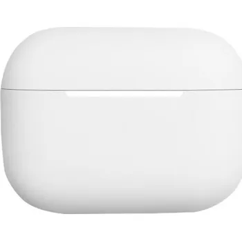 Pouzdro na mobilní telefon Silikonový ochranný obal pro AirPods Pro 2 s Lightning konektorem - bílý