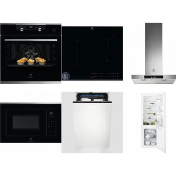 Set domácích spotřebičů ELECTROLUX KODEH70X + ELECTROLUX EIS62449 + ELECTROLUX LFT426X + ELECTROLUX LMS4253TMX + ELECTROLUX EEM23100L + ELECTROLUX ENT6TF18S