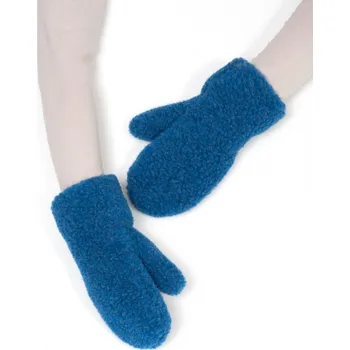 Rukavice Rukavice z ovčí vlny modré, švestkové barvy, Barevné varianty Modrá, Velikosti M 200-100-00276