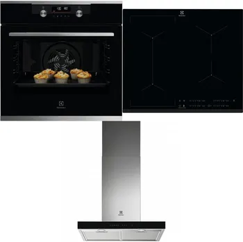 Set domácích spotřebičů ELECTROLUX KODDP77X + ELECTROLUX EIV634 + ELECTROLUX LFT766X