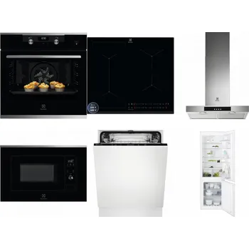 Set domácích spotřebičů ELECTROLUX KODEH70X + ELECTROLUX EIS62449 + ELECTROLUX LFT426X + ELECTROLUX LMS2203EMX + ELECTROLUX EEA27200L + ELECTROLUX ENT6TF18S